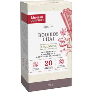 Khoisan Gourmet Te Rooibos Chai EKO 20-p Khosian Gourmet