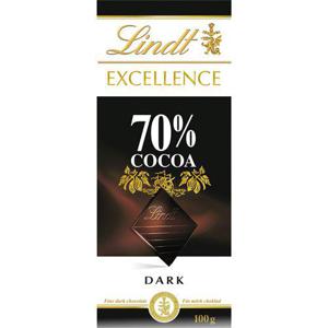 Lindt EXCELLENCE Mörk Chokladkaka 70% 100g