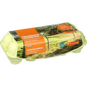 Kronägg Ägg Frigående Utomhus 10-p M/L 530g