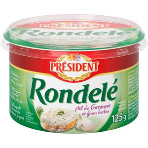President Rondelé Vitlök & Örter 125g