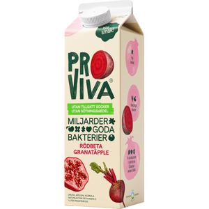 Proviva ProViva Rödbeta & Granatäpple utan Socker & Sötningsmedel 1L