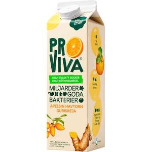 Proviva ProViva Apelsin, Havtorn & Gurkmeja utan Socker & Sötningsmedel 1L