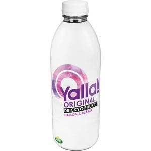 Yalla Drickyoghurt Hallon & Blåbär 950ml