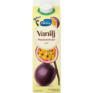 Valio Yoghurt Vanilj & Passionsfrukt 1000g