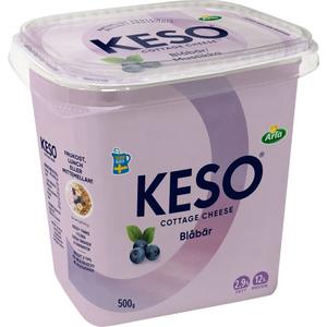 Keso Blåbär 2,9% 500g