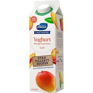 Valio Yoghurt Mango & Persika Laktosfri 1000g