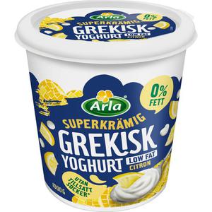 Arla Grekisk Yoghurt Citron 0,2% 1000g