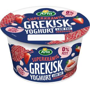 Arla Grekisk Yoghurt Jordgubb 0,2% 200g
