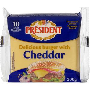 President Cheddar Skivad 200g Président