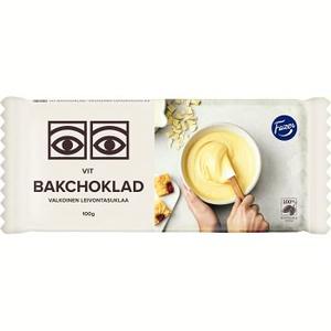 Fazer Bakchoklad Vit 100g