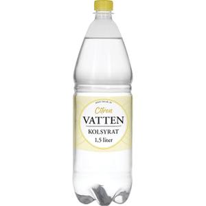 Vatten Kolsyrad Citron 1,5l