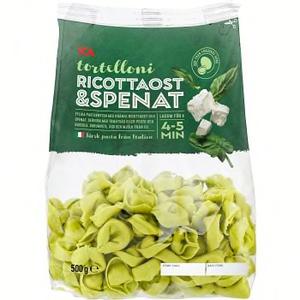 ICA Tortelloni Ricotta Spenat 500g