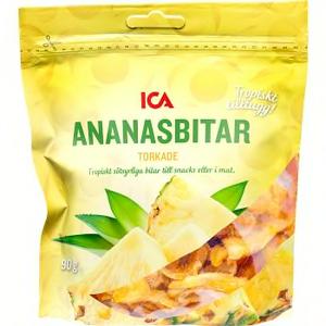 ICA Ananas Torkad 90g