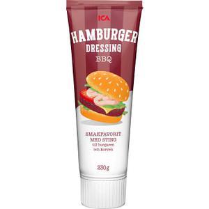 ICA Hamburgerdressing BBQ 230g