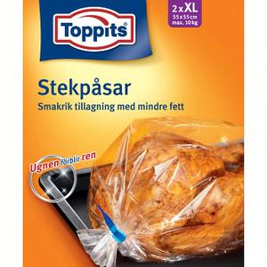Toppits Stekpåse Arombevarande 10kg 2-p