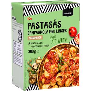 ICA Pastasås Champinjoner Vegansk 390g