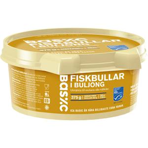ICA Basic Fiskbullar i buljong 375g