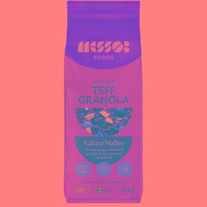 Messob Foods Granola Choklad Hallon 375g