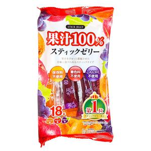Ribon Jelly Straws med Fruktjuice