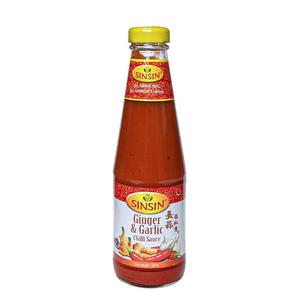 Sinsin Chilisås Vitlök & Ingefära
