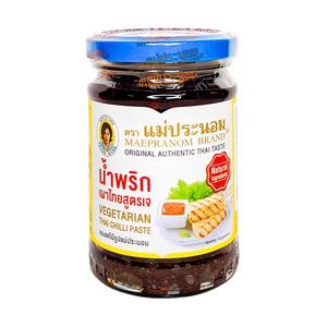 MaePraNom Vegansk Nam Prik Pao thailändsk chilipasta 228g