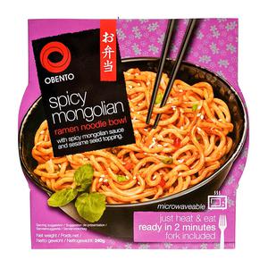 Obento Ramenbowl Spicy Mongoliska Nudlar