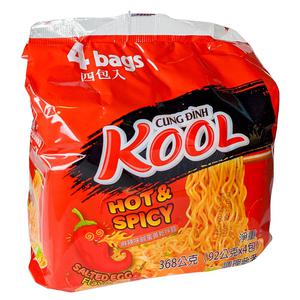 Kool Brand Nudlar Salta Ägg Hot & Spicy 4-pack