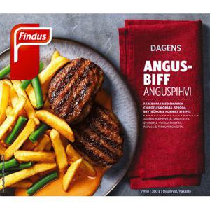 Findus Grillad Angusbiff med Pommes Stripes Fryst 380g