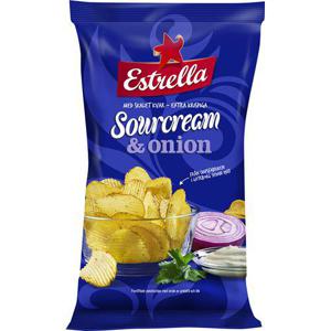 Estrella Chips Sourcream & Onion 275g