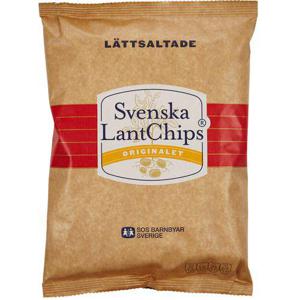 Svenska LantChips Chips Lättsaltade 200g