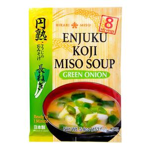 Hikari Miso Enjuku Misoppa färsk Salladslök & Wakame 8 portioner