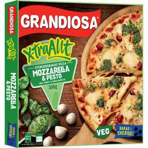 Grandiosa Pizza X-tra Allt Mozzarella & Pesto Fryst 350g