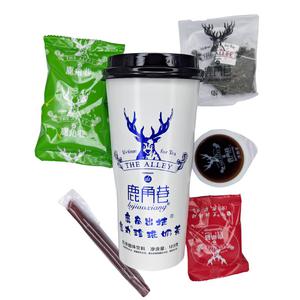 The Alley Bubble Milk Tea Matcha med Karamellboba