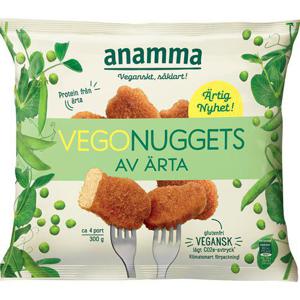 Anamma Vegonuggets Ärtprotein Fryst 300g