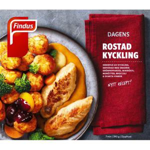 Findus Kycklingfilé Rostad Fryst 390g