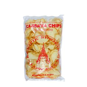 Keripik Singkong Cassavachips Lättsaltade Stor Påse
