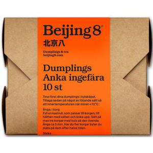 Beijing8 Dumplings Anka & Ingefära Fryst 10-p