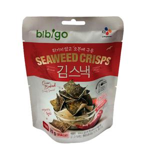 Bibigo Sjögräs och Ris-Snacks Spicy