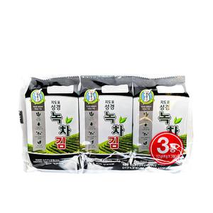 Sung Gyung Sjögrässnacks Grönt Te 3-pack