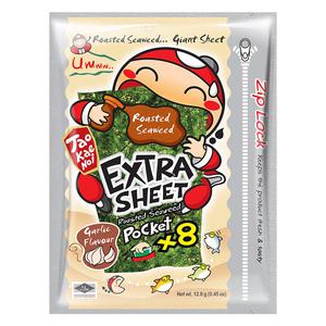 Tao Kae Noi Sjögräschips Extra Sheet Vitlök
