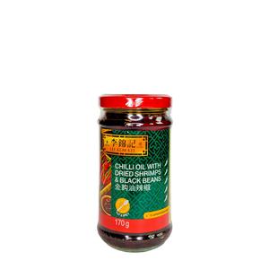 Lee Kum Kee Torkade Räkor & Svarta Bönor i Chiliolja