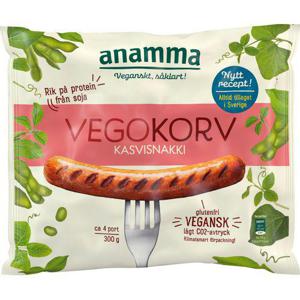Anamma Vegokorv Fryst 300g