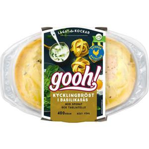 Gooh! Kycklingbröst i Basilikasås 400g