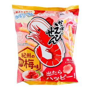 Calbee Räkchips med Ume Japanska syrliga plommon
