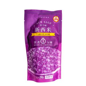 WuFuYuan Boba till Bubble Tea (Tapiokapärlor med Taro) 250g