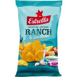 Estrella Chips Ranch & Sourcream 275g