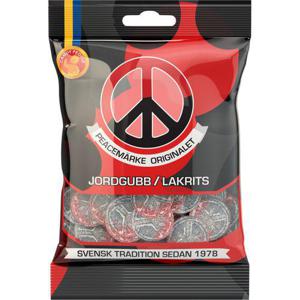 Candy people Peacemärke Jorgubb/Lakrits 80g Candy People