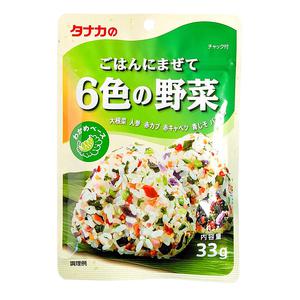 Tanaka Foods Furikake Onigiri 6 Grönsaker