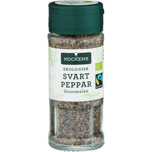 Kockens Svartpeppar Grovmalen EKO/Fairtrade 40g