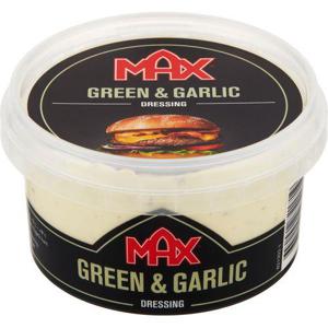 Max Hamburgerdressing Green & Garlic 220ml